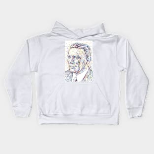 MIKHAIL BULGAKOV - inks portrait Kids Hoodie